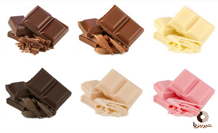 انواع شکلات خارجی