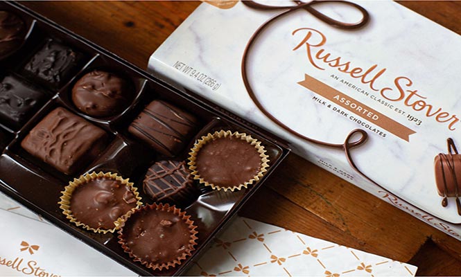 شکلات های جعبه ای راسل استور