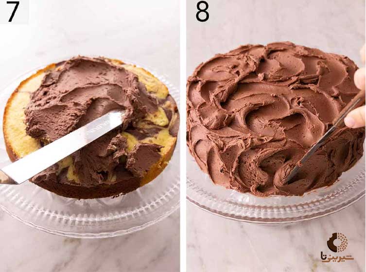 مراحل-پخت-کیک-مرمری