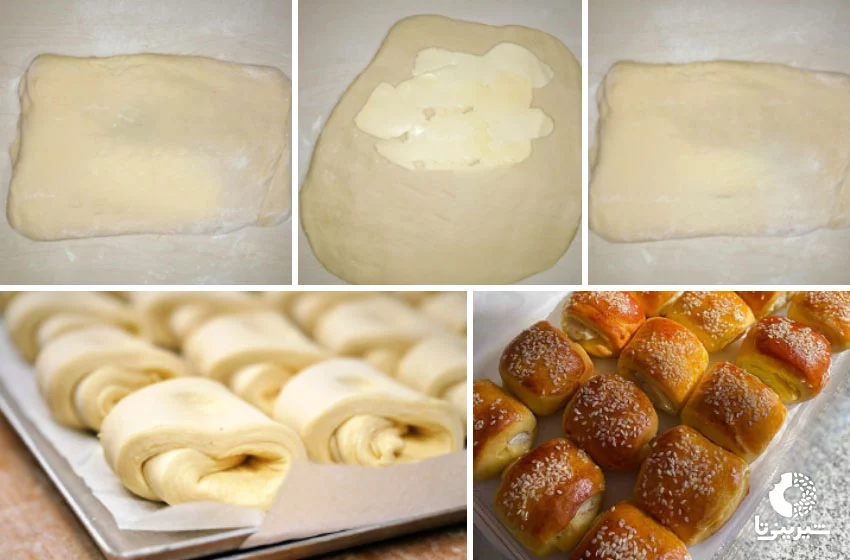 مراحل-تهیه-خمیر-شیرینی-دانمارکی-در-خانه