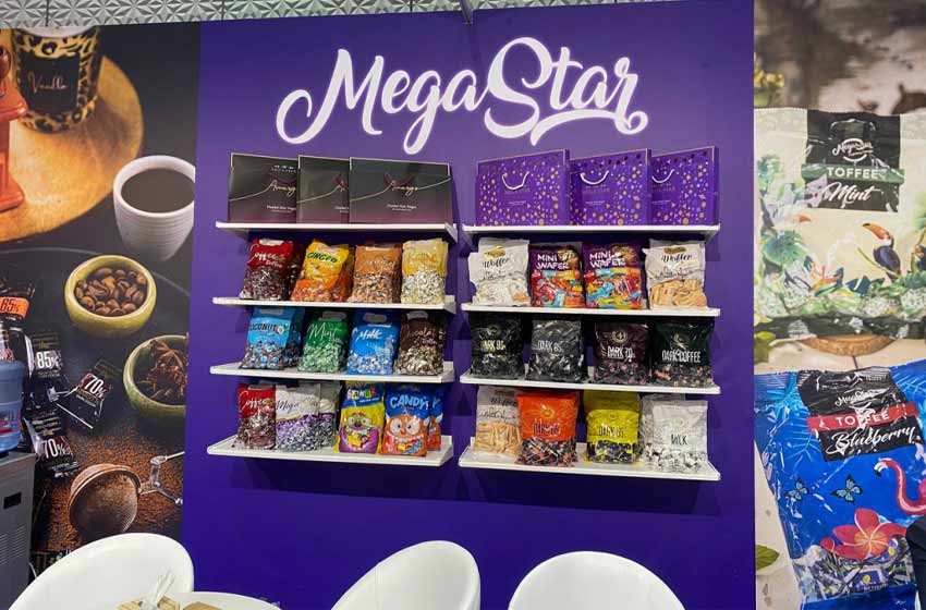 حضور شرکت مگا استار در نمایشگاه شکلات ism 2022 دبی